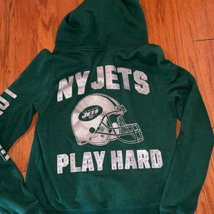 RARE PINK NY Jets zip up